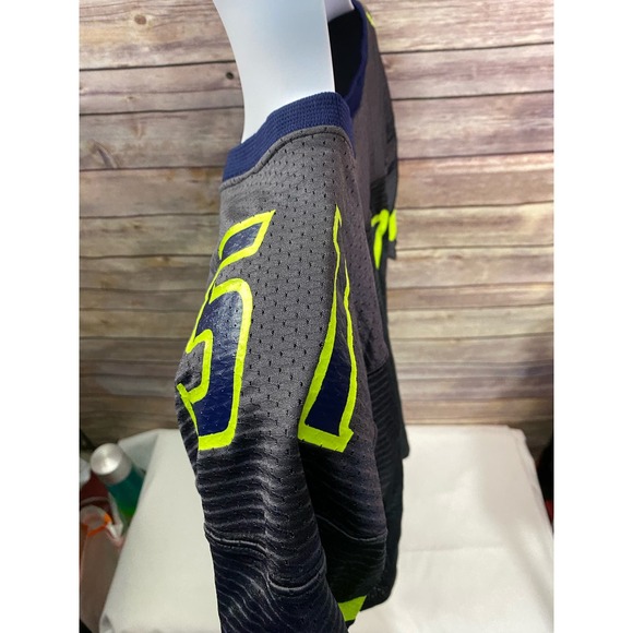 Seattle Seahawks Jersey Youth XL #51 Short Sleeve Football Gray and Green - Picture 7 of 9